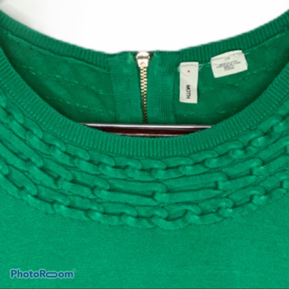 Anthropologie MOTH Kelly Green Light Sweater szL - Picture 3 of 4